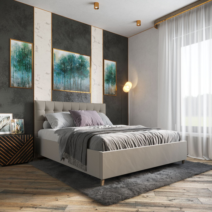 Двуспальная кровать с настилом Прайм, 140х185