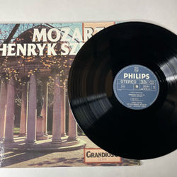 Винтажная виниловая пластинка LP Mozart Моцарт, Henryk Szeryng, New Philharmonia Orchestra, Alexander Gibson, Violinkonzerte Nr. 3 G-Dur; Nr. 5 A-Dur (Нидерланды 1977)