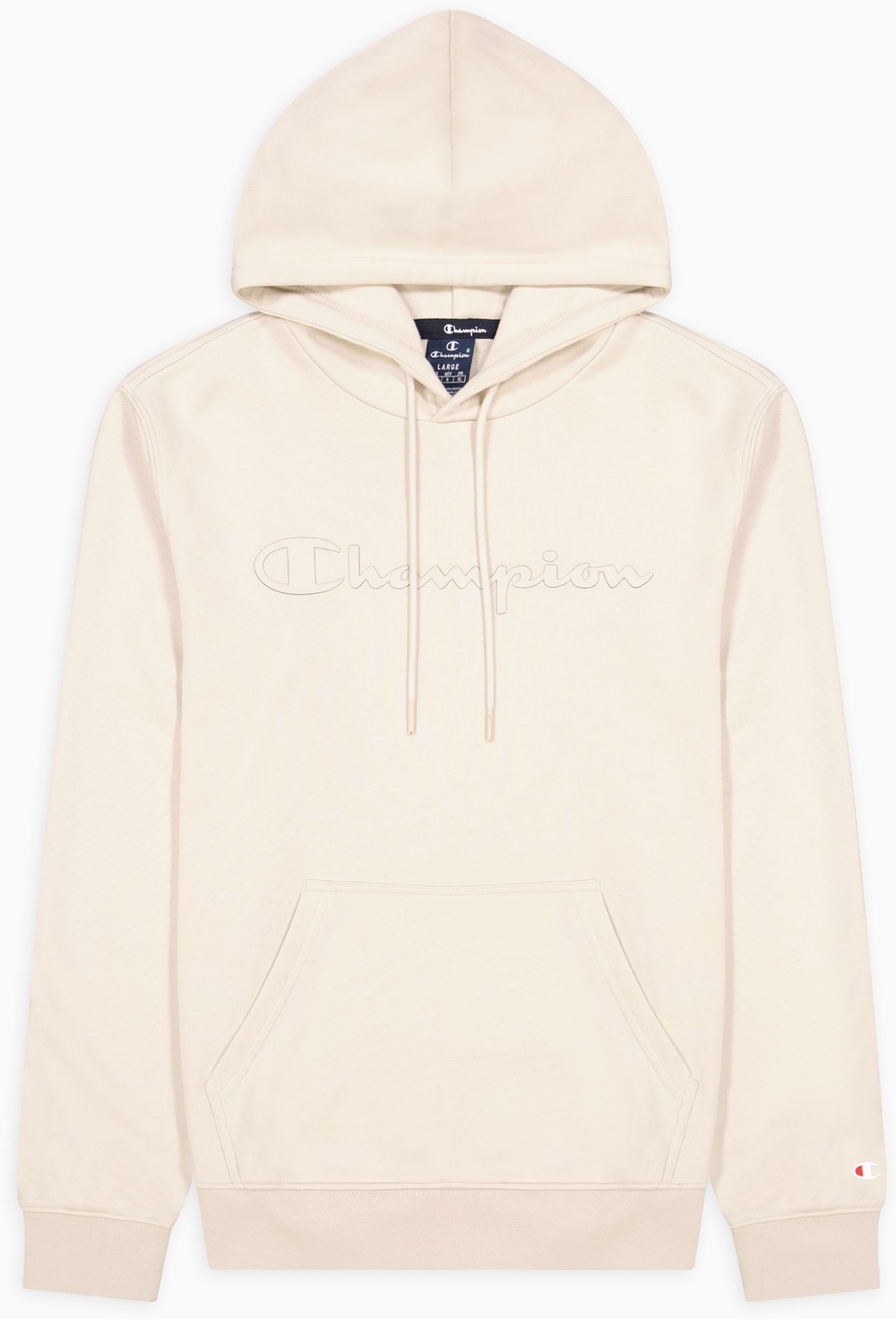114859 HAS Толстовка CHAMPION Hooded Sweatshirt бежевый