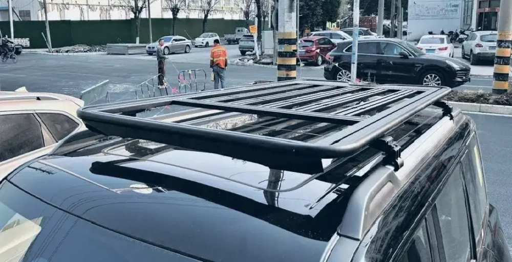 Платформа на крышу с боковой лестницей для Haval Dargo Хавал Хавейл Дарго обвес