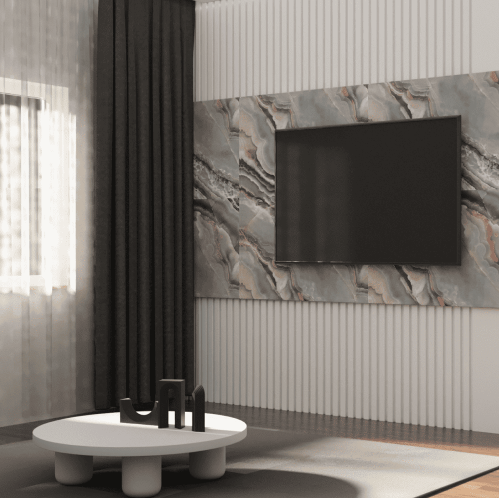 Гибкий мрамор глянец Novita Wall Пиренеи 1200*600*2,5мм