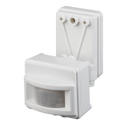 Датчик движения ЭРА MD 01 прожекторный 1200Вт, IP-44, 12м (пакет)