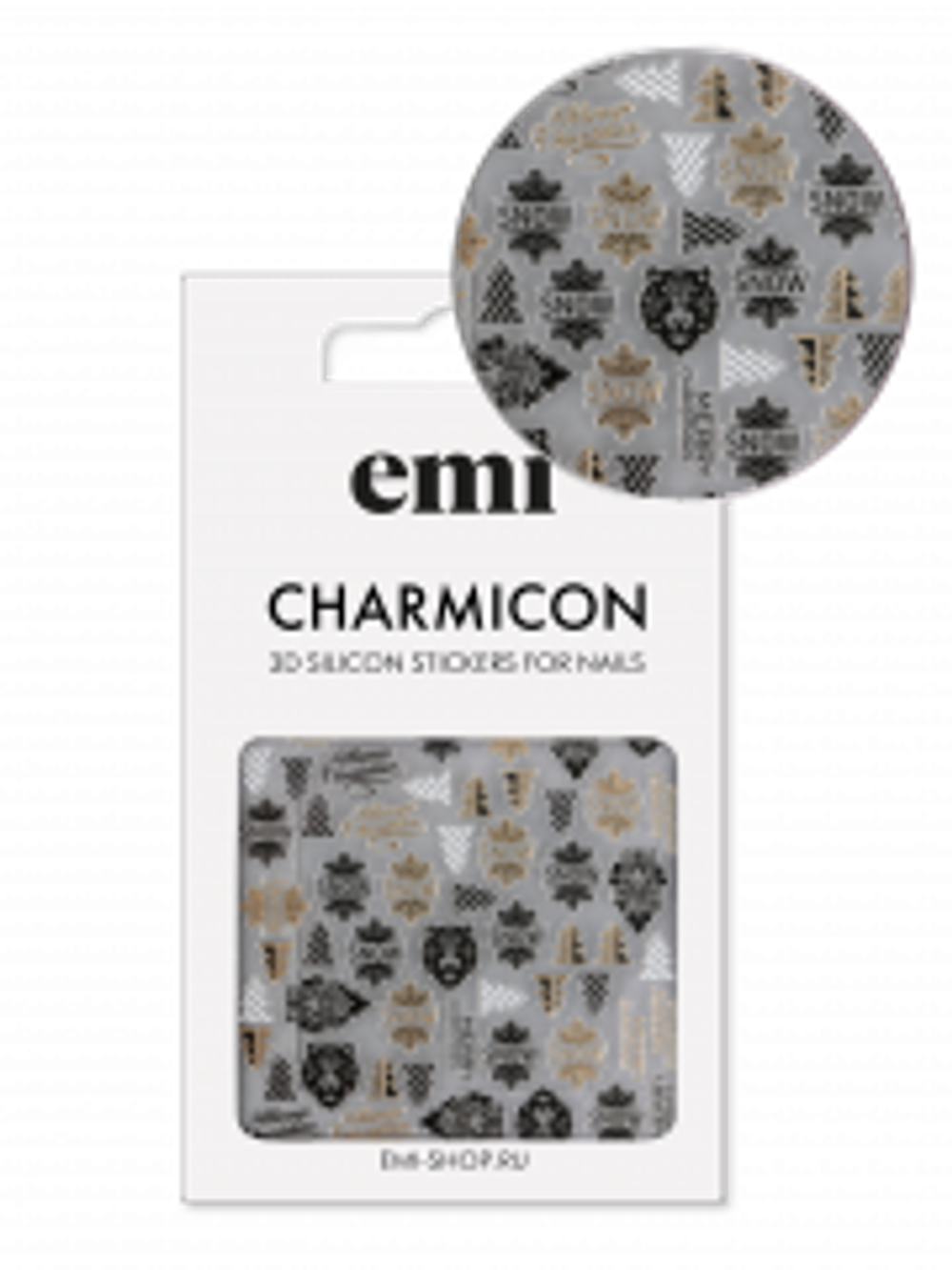 Charmicon 3D Silicone Stickers №201 Тигр