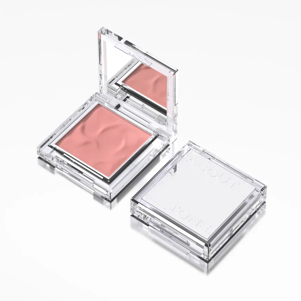 ABOUT TONE Пудровые румяна Fluffy Wear Blusher 04 Charming Rose