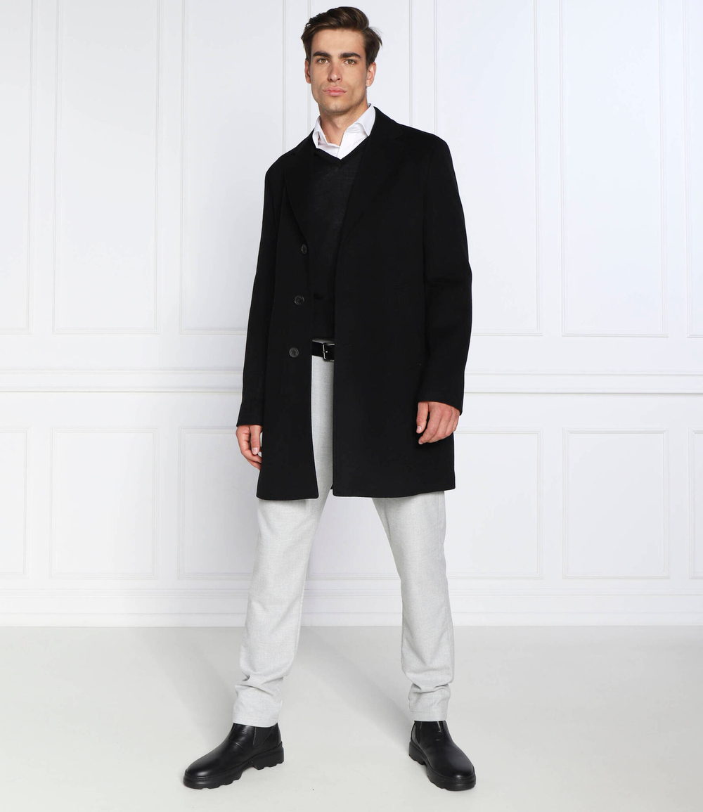 Хлопковый свитер Oscar Jacobson - черный(61648023)