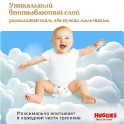 Трусики-подгузники Huggies Ultra Comfort Мал 6 38шт