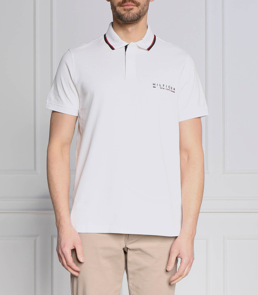 поло brand love logo reg поло Tommy Hilfiger - белый(MW0MW29525)