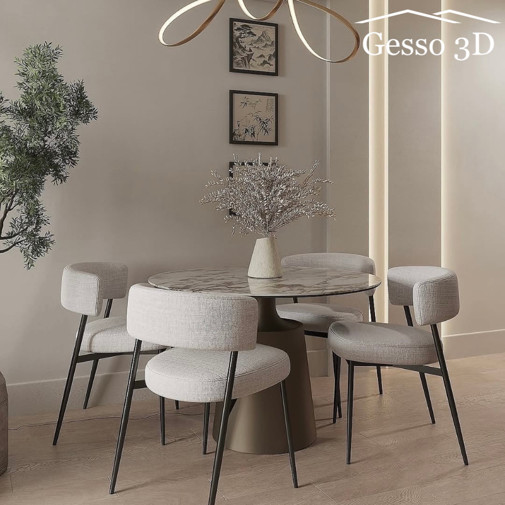 Гипсовая панель Simple-4 LED