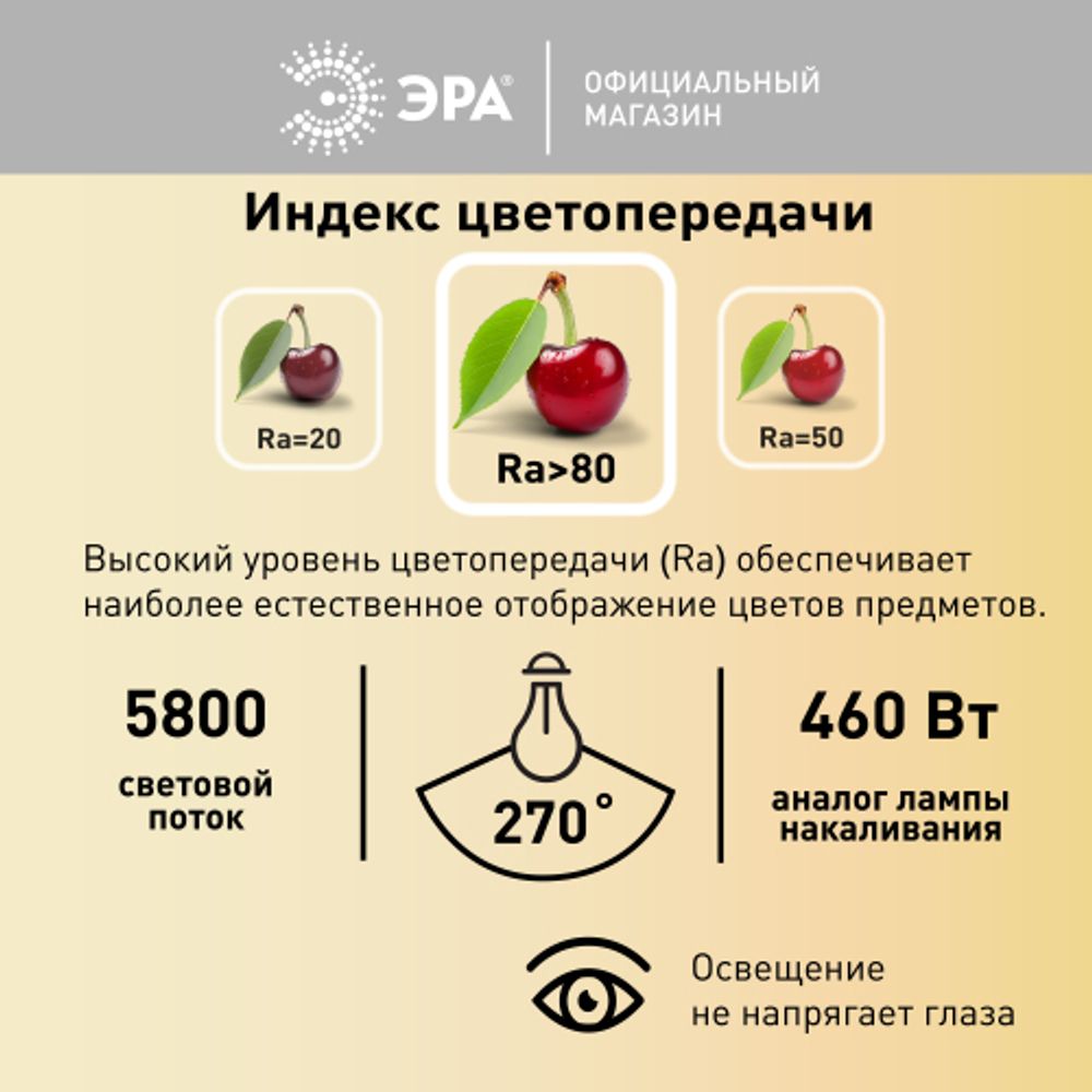 Лампа светодиодная ЭРА RED LINE LED POWER T120-60W-4000-E27/E40 R E27/E40 R 60 Вт колокол нейтральный белый свет | Лампы cветодиодные POWER