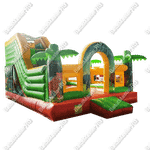 Коммерческий надувной батут "Сафари джунгли" 5,5*4,5*3,5 м