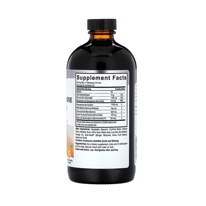 Жидкий глюкозамин и хондроитин, Liquid Glucosamine &amp; Chondroitine, Nature's Answer, 480 мл 2