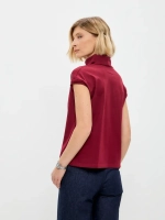 Футболка дизайнерская с цельнокроеным воротником