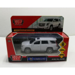 Модель ин. мет. "Cadillac Escalade" 12см, открыв. двери, белый в коробка ESCALADE-WT (Технопарк)