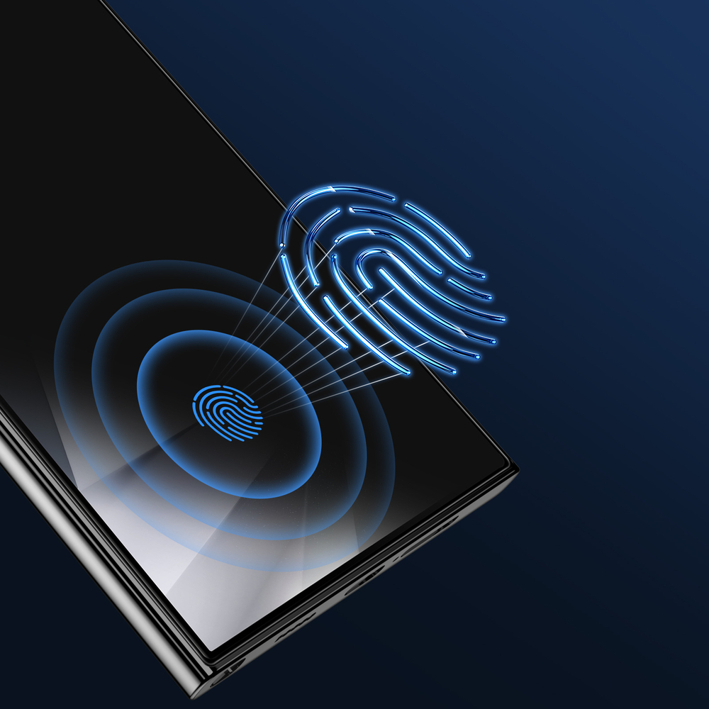 Стекло "Антишпион" от Dux Ducis для смартфона Samsung Galaxy S24 Ultra, серия PRIVACY-S Full Screen Glass