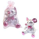 Мышка серебристая, 16 см. Серия "Металлик" (ABtoys)