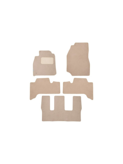 Коврики в салон для TOYOTA Land Cruiser 100 АКПП 1998-2002, 2002-2005, 2005-2007, внедорожник , 5 шт. (текстиль, бежевые) KLEVER04480622112KH