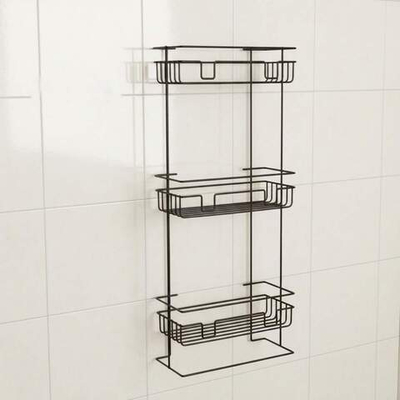 Полка напольная/настенная прямая 29,5*12,5*66см с полимерным покрытием