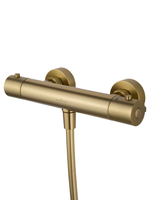 Смеситель для душа с термостатом WONZON & WOGHAND INN 3, Брашированное золото (WW-B2065-A-BG)