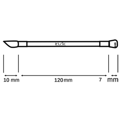 Кисть макияжная двухсторонняя для теней и бровей