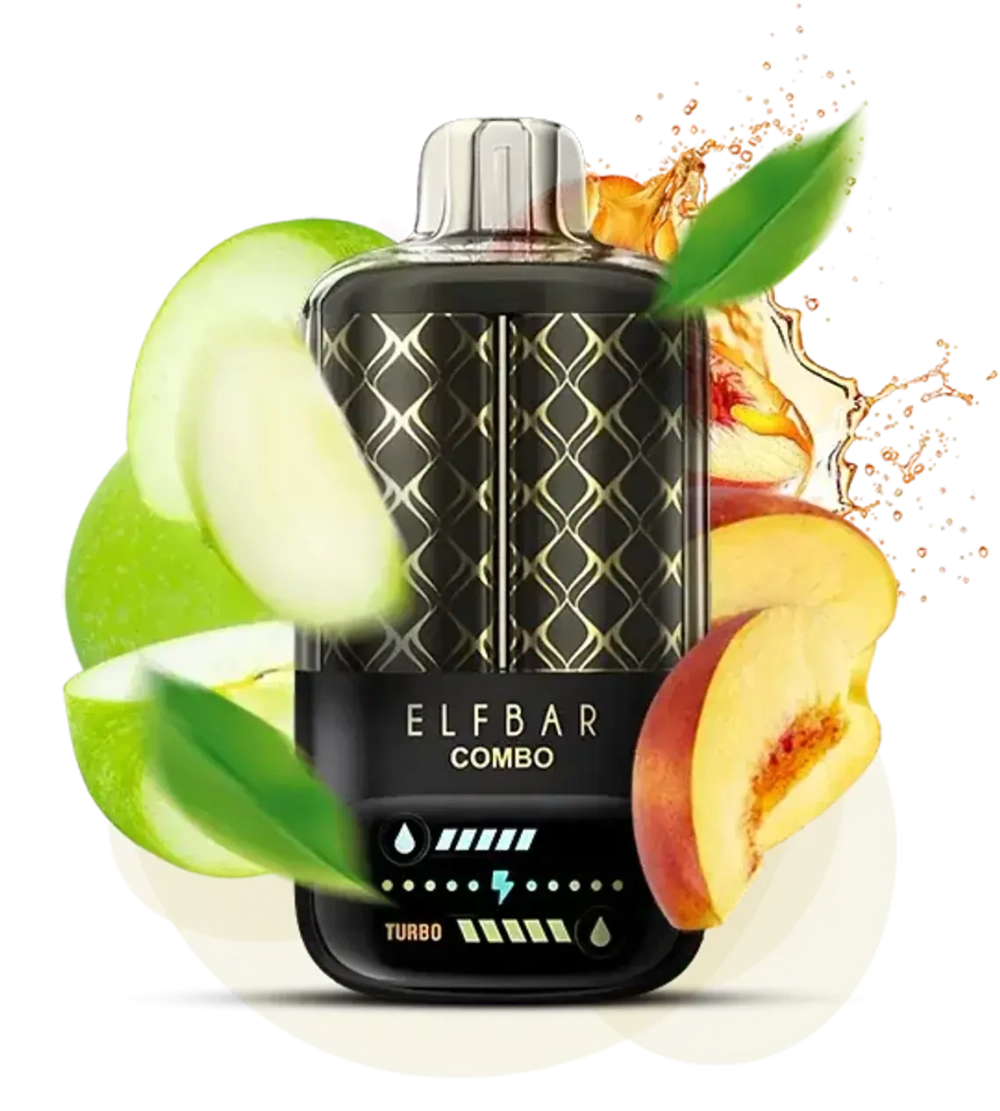 Elf Bar COMBO 25000 - Apple Juicy Peach (5% nic)