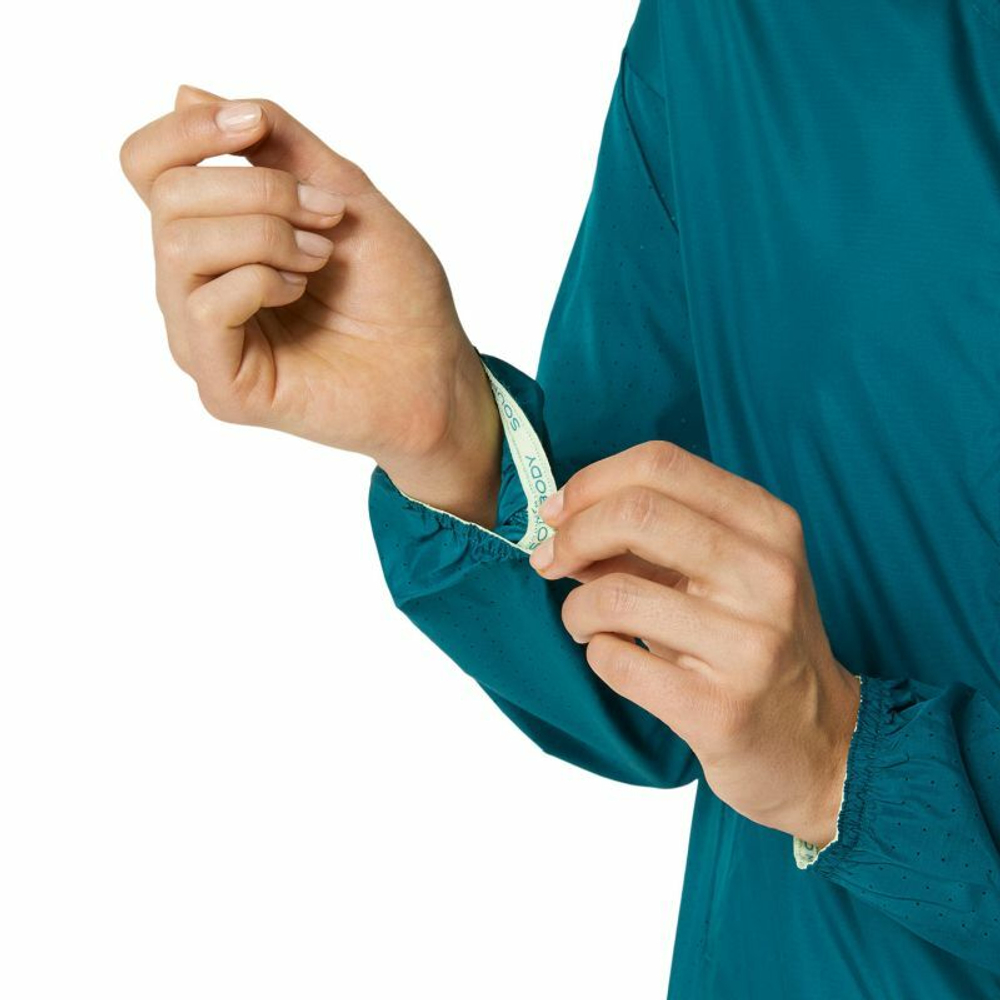 Женская Кофта теннисная Asics Nagino Tennis Bomber Jacket - Бирюзовый