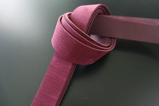 Ременная заготовка Шелк Винная + Плита Плетение