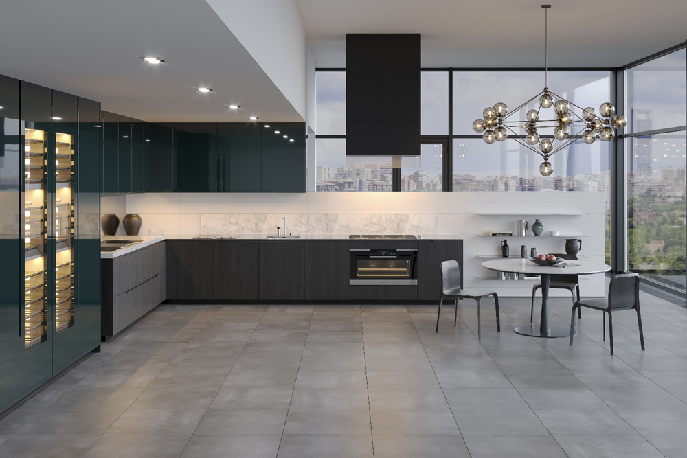 Керамогранит Грани Таганая GRS06-04 Затмение / eclipse бетон темно-серый, 1200х600 мм, матовая