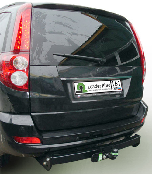 Фаркоп Лидер-Плюс для GREAT WALL HOVER H5 2010- (C НЕРЖАВЕЮЩЕЙ ПЛАСТИНОЙ) с электрикой и сертифкатом в комплекте арт.(G102-F(N))