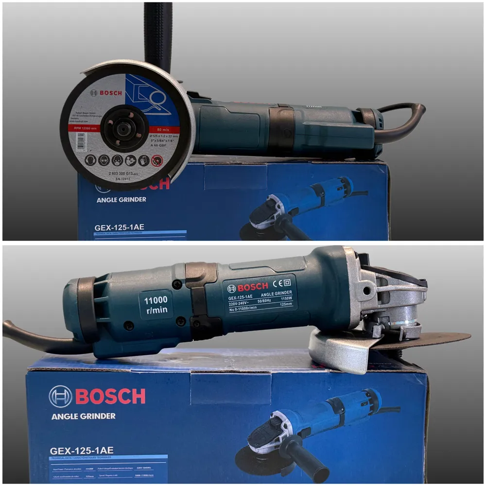 Болгарка угловая шлифовальная машинка ВОSСН 125 1150W