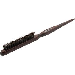 Щетка для начеса Harizma с натуральной щетиной, 3-х рядная (h10624)