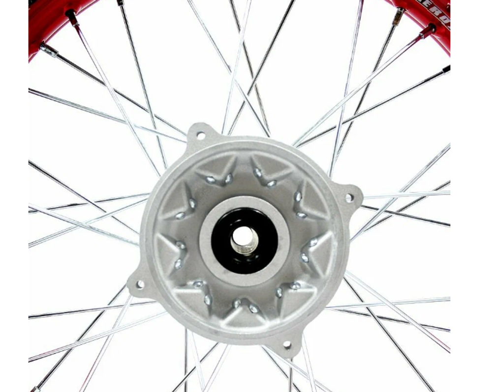 Обод задний 18" (1,85-R18 d=17mm) алюминий/красный XR250 6х153х125(звезда),6х140х121(диск)