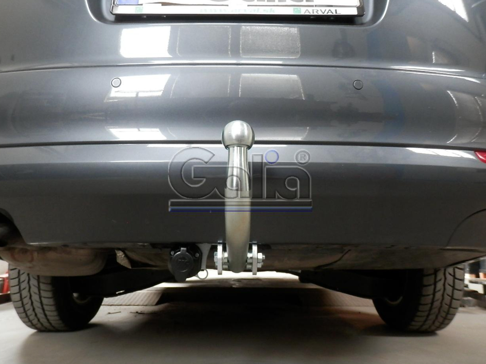 Фаркоп оцинкованный Galia S086A для Skoda Octavia II седан/универсал 2005-2013, Skoda Octavia Scout 2008-2013(паспорт и сертификат в комплекте)(без электрики)
