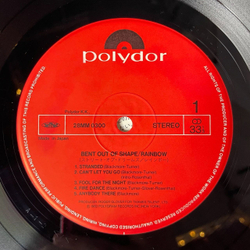Винтажная виниловая пластинка LP Rainbow Bent Out Of Shape (Japan 1983) (Obi) Drinking With The Devil