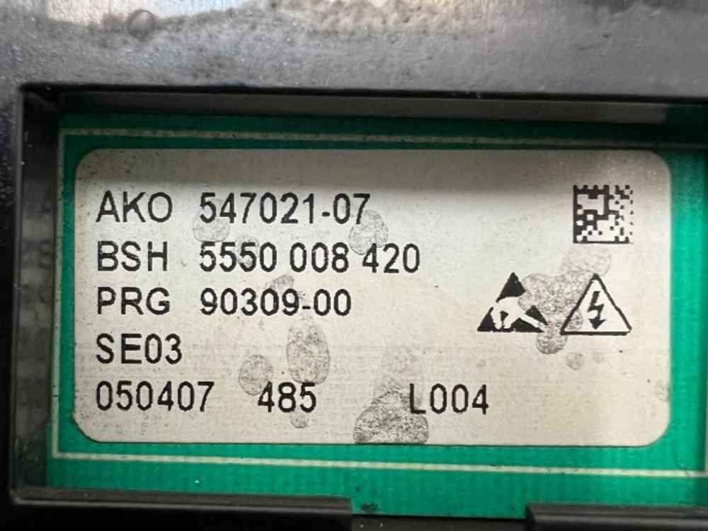 WFC2067OE кт81 Электронный модуль для стиральной машины Bosch 5500006933 б/у