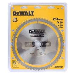 Диск пильный по дереву DeWalt CONSTRUCTION DT90250 254х30мм 60T