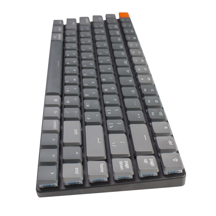 Беспроводная механическая ультратонкая клавиатура Keychron K3, 84 клавиши, RGB подсветка, Blue Switch (K3-E2)