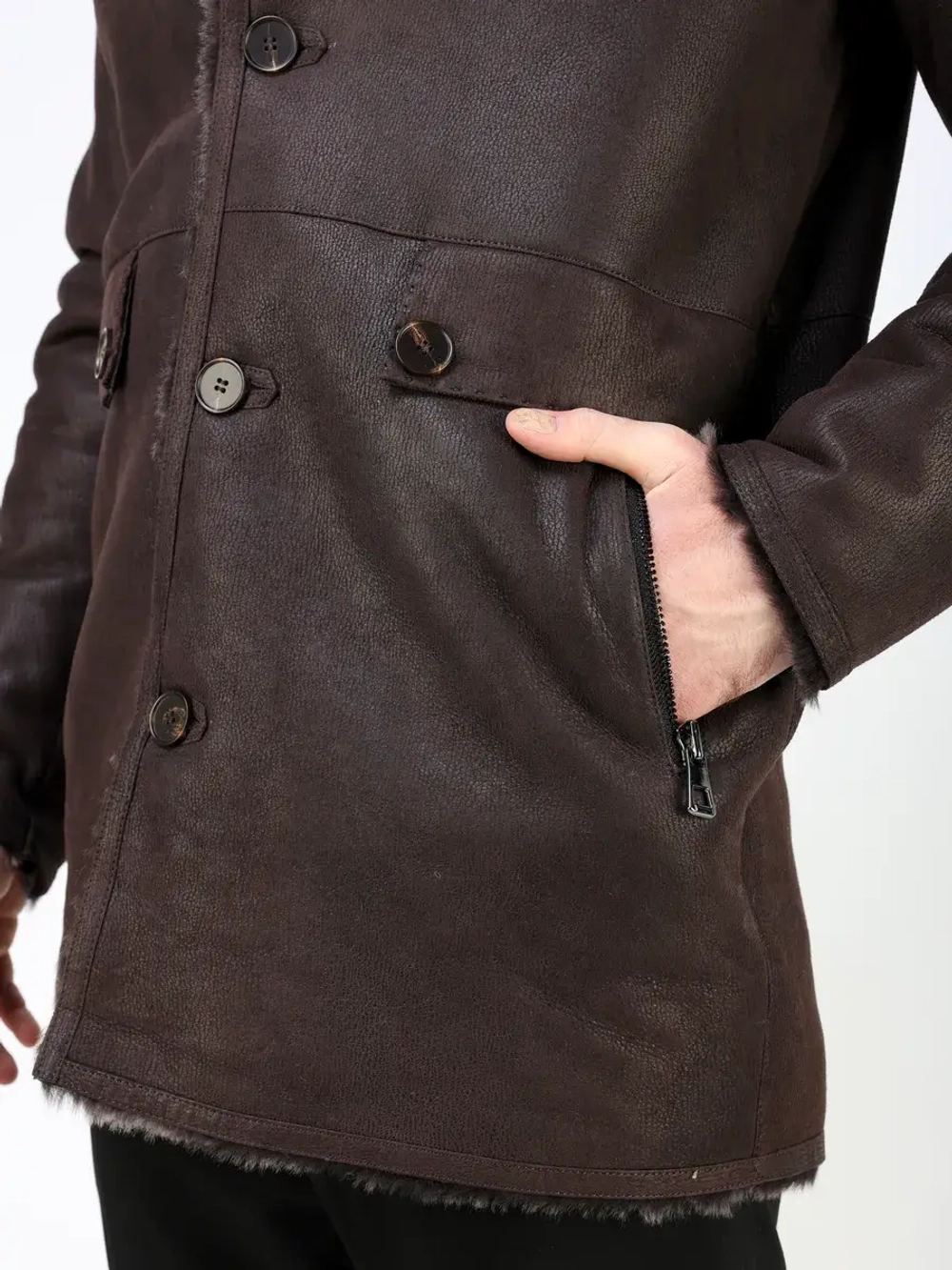 Дубленка зимняя натуральная