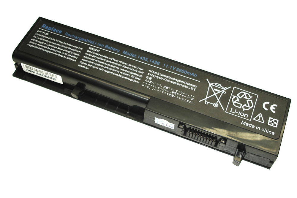 Аккумуляторная батарея для ноутбука Dell Studio 1435-1436 10.8-11.1V 5200mAh черный OEM