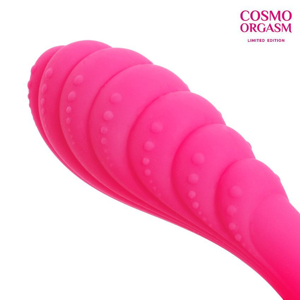 Вибратор для точки G Cosmo Orgasm, рельефный, 16 см