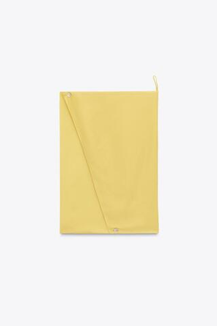 ZARA ДЛИННОЕ ПЛАТЬЕ-НАКИДКА С УЗЛАМИ LIMITED EDITION, ЛИМОННЫЙ