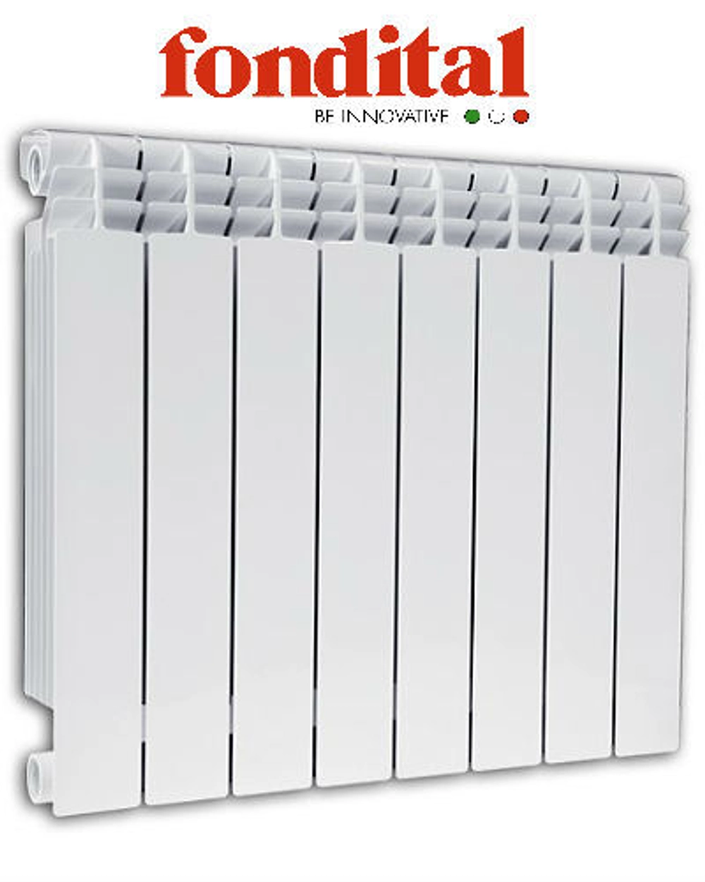 Биметаллический радиатор Fondital Alustral 500/100, Италия (4 секции)