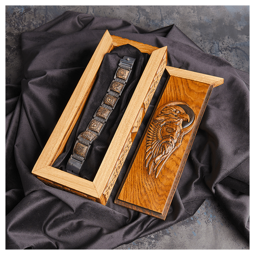 Серебряный браслет «Ящер»