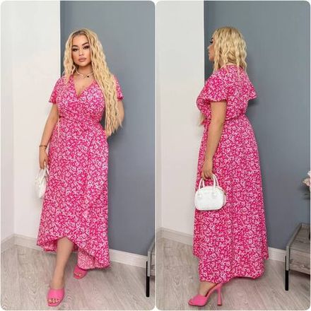 Платье на запах УК-1964-3 Фабрика Моды Фото 1