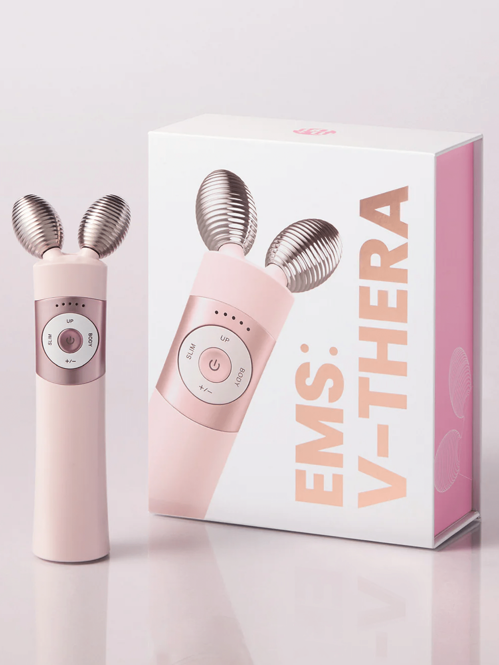 MOMMY CARE Бьюти-устройство для контурного лифтинга EMS V-THERA Pink Edition