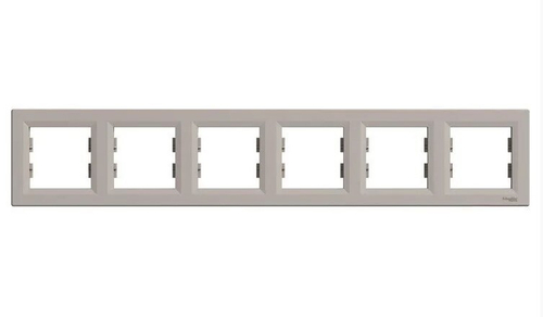 РАМКА 6-ПОСТ БРОНЗА ASFORA /SCHNEIDER/