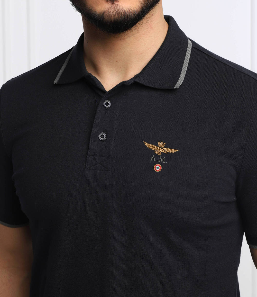 поло Aeronautica Militare - темно-синий(PO1308P82)