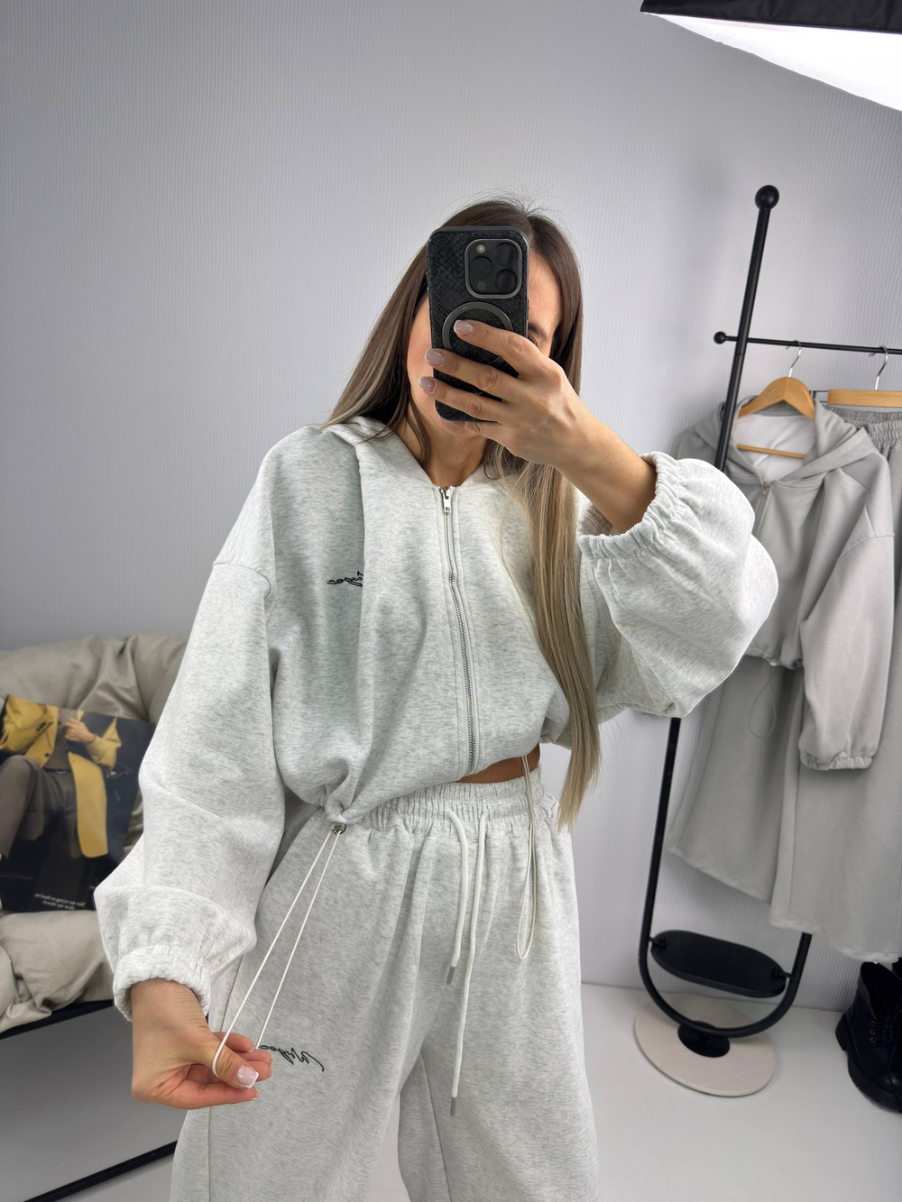 Костюм женский арт. 862 цвет "меланж"