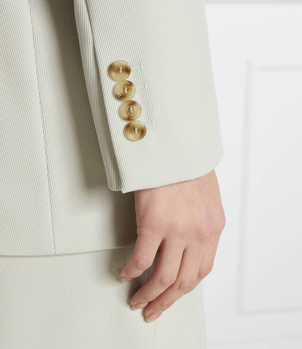 Хлопковый пиджак Jaleto BOSS BLACK - пепельный(50520760)