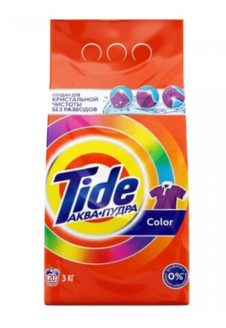 Tide Стиральный порошок Автомат Color 3кг
