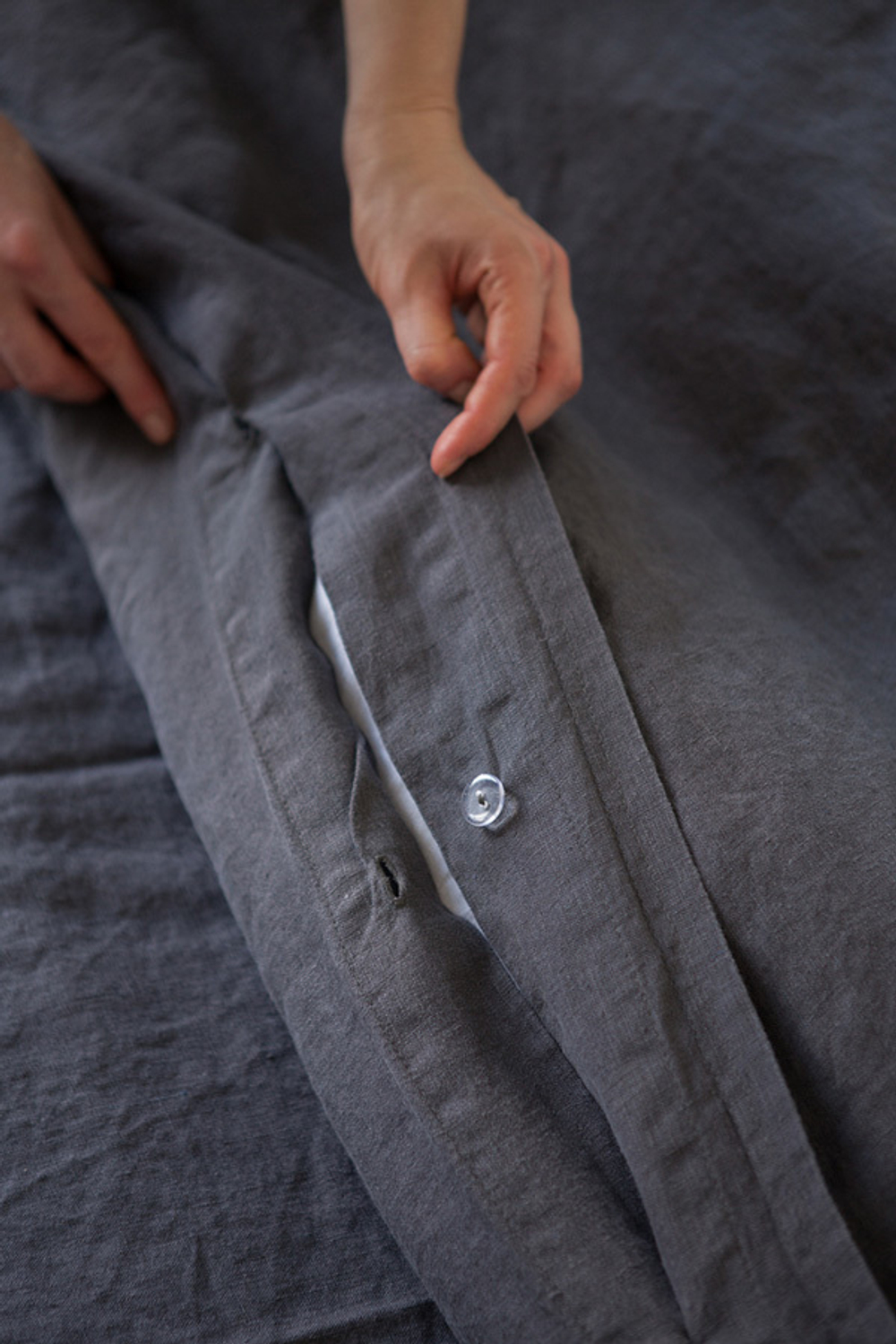 Постельное белье 1.5 спальное Luxberry Bedroom Line графитовое